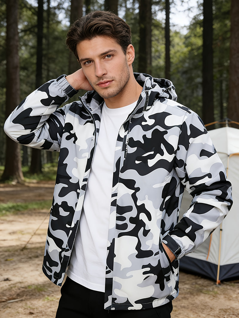 Men's Clothing Loose Lightweight Casual Jacket.