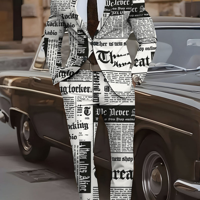 Men'S Suit Set with a Combination of Suit And Trousers Classic.