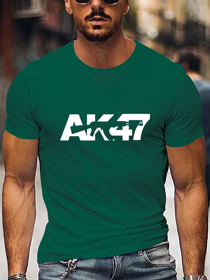 Men's Casual Short Sleeve T-Shirt.