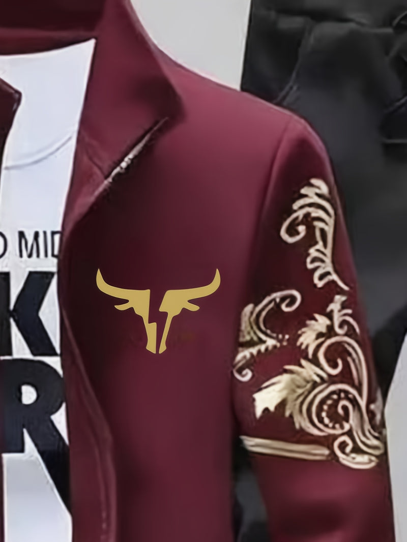 Men's Casual Sportswear Set: Two-Piece Suit.