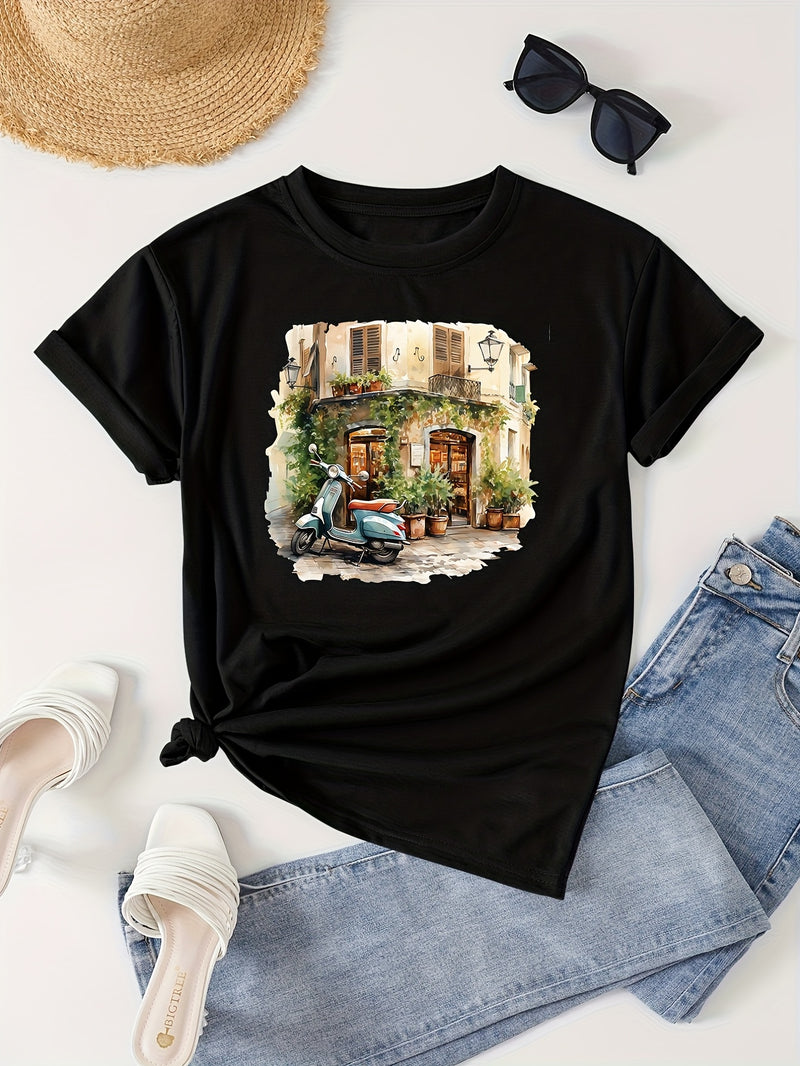 Women’s Casual Short Sleeve T-Shirt.