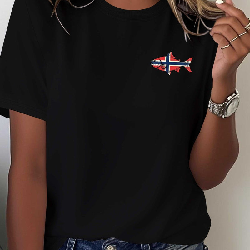 Women’s Casual Short Sleeve T-Shirt.