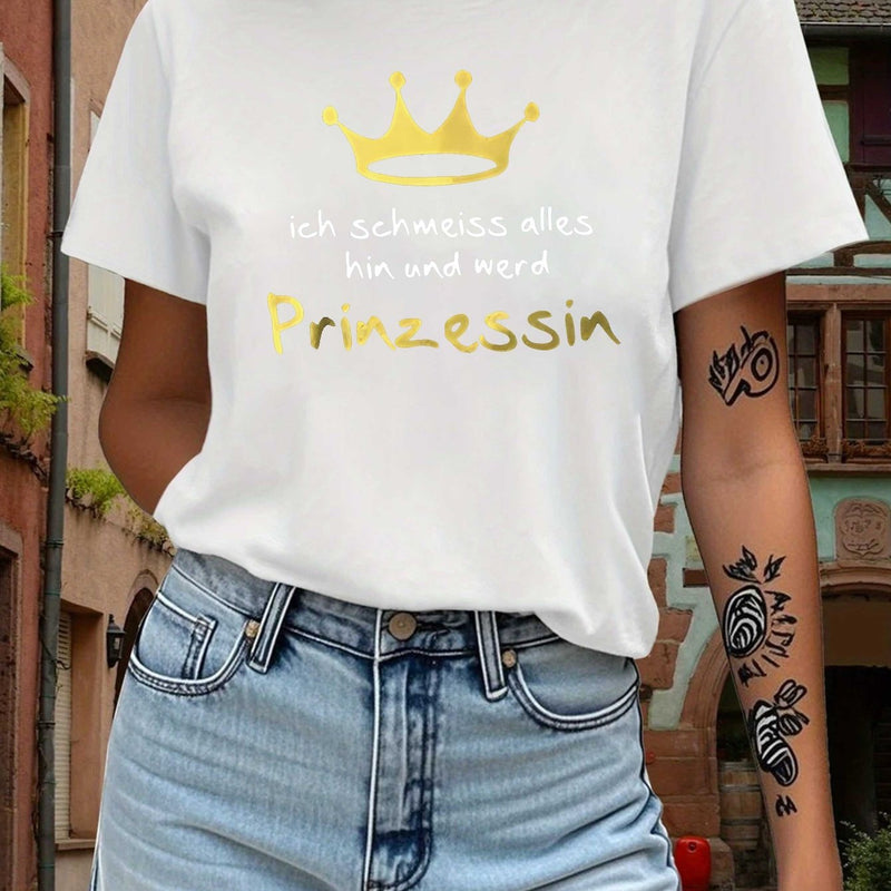 Women's Funny German Quote T-Shirt.