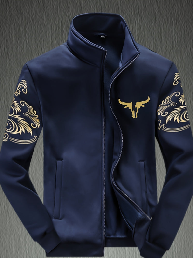 Men's Casual Sportswear Set: Two-Piece Suit.