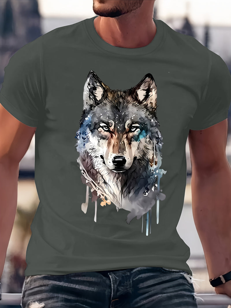 Men's Casual Trendy Street Sports Short-Sleeve T-Shirt, New Summer Style.