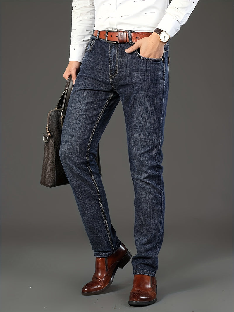 Men's Jeans Seasonal Fashion Classic Straight Leg Pants.