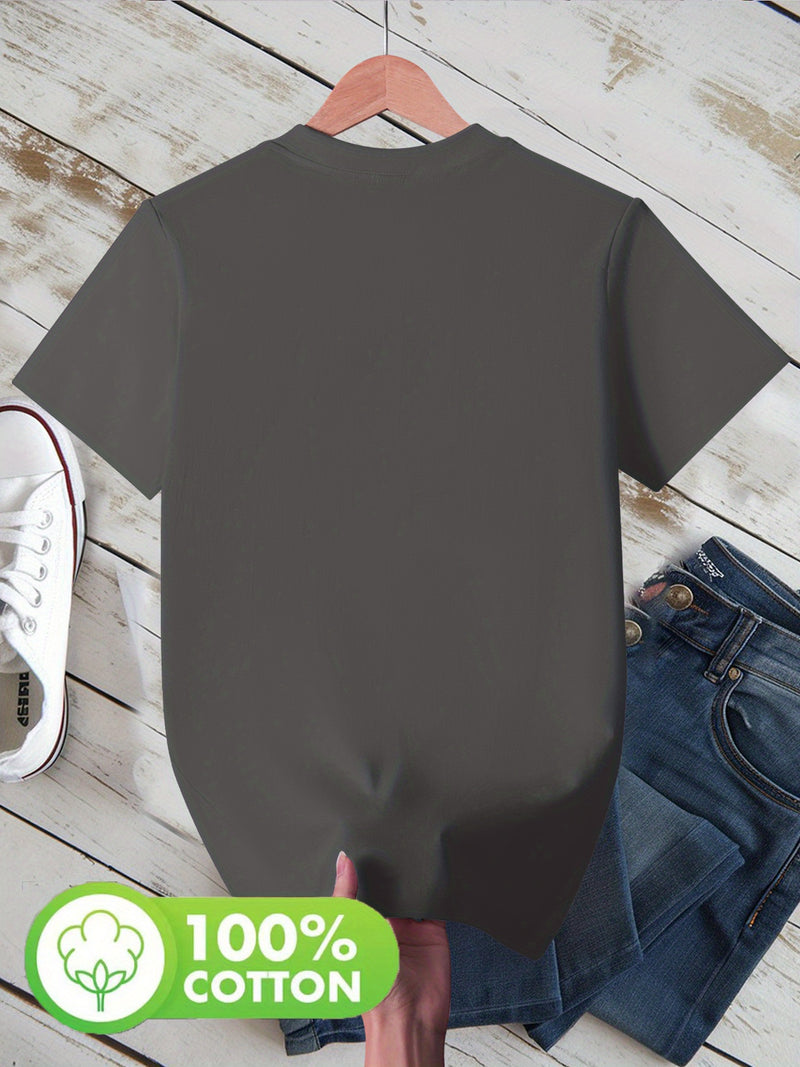 Graphic T-Shirt Casual Short Sleeve Tee for Men & Women.