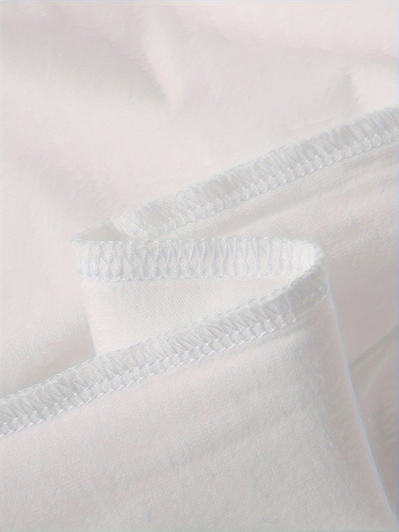 200 Grams of 100% Pure Cotton Short-Sleeve T-Shirt.