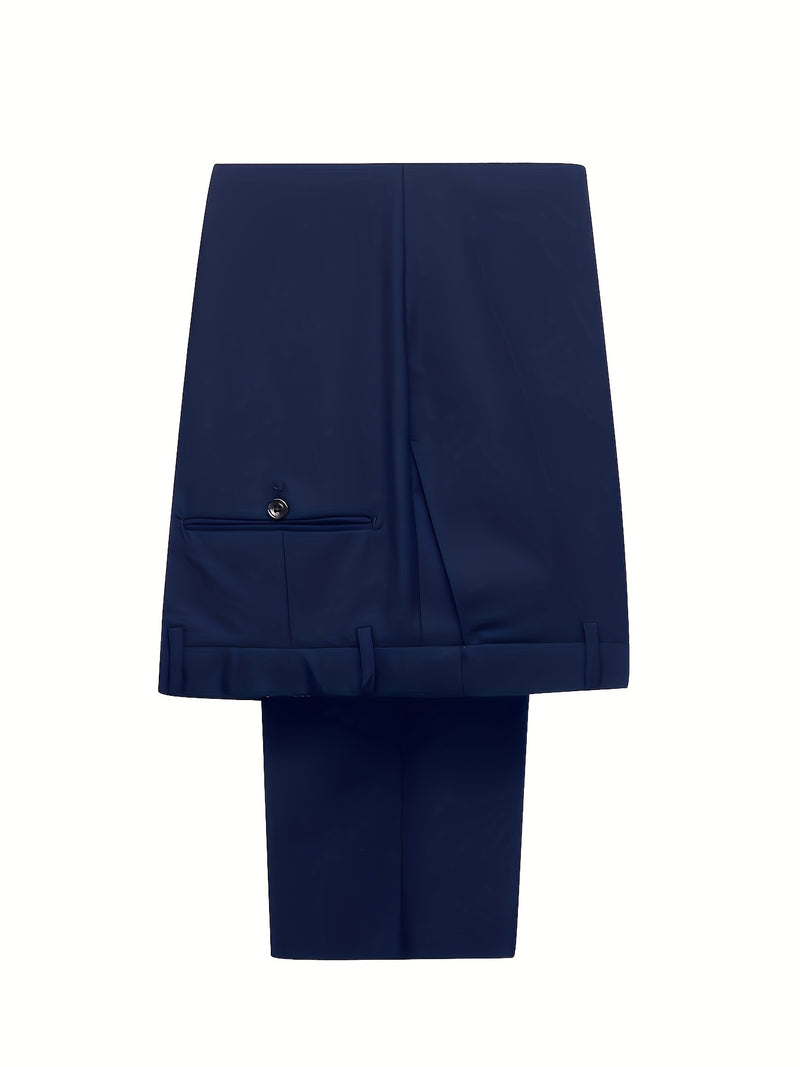 Business Style Men's 3pcs Suit Set with Suit.