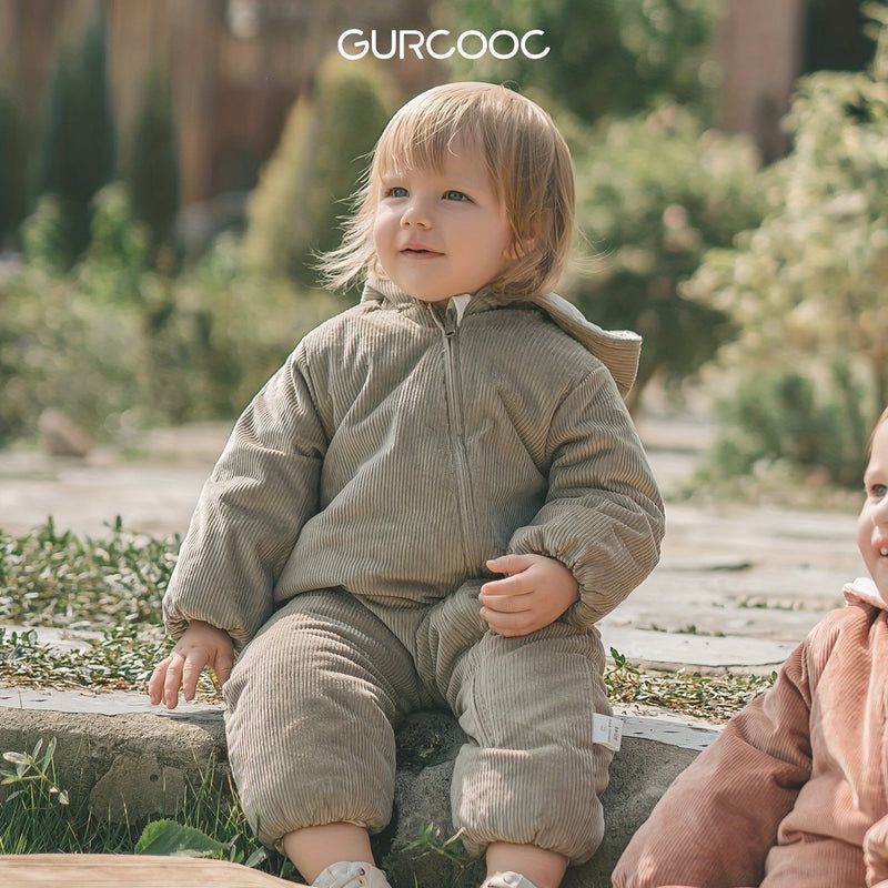 Gurcooc's Unisex Baby Onesie Is Made of Thick for Winter Warmth.