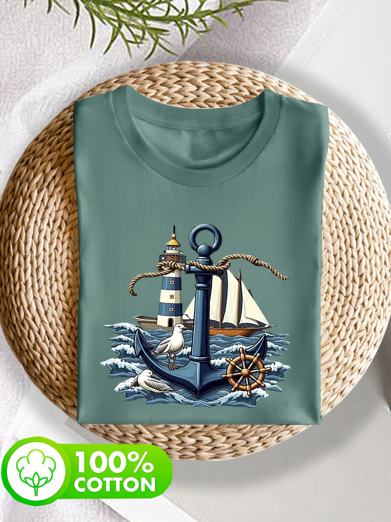 Women’s Short-Sleeve Round Neck T-Shirt.