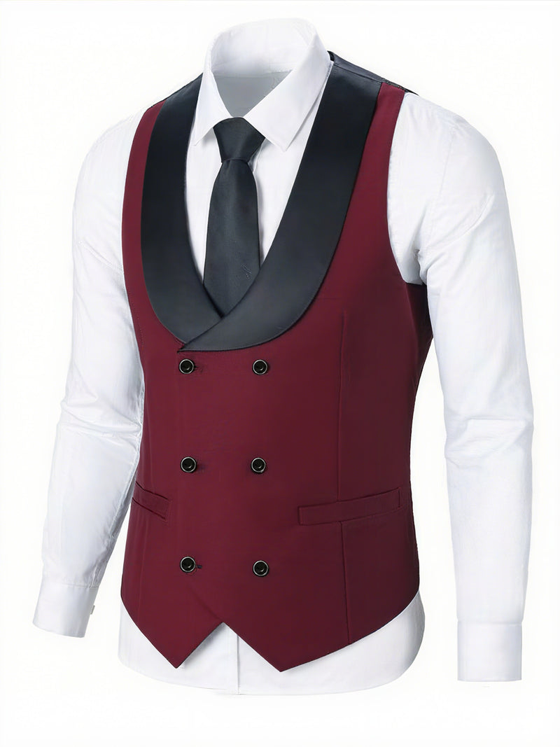 Men's 3pcs Suit Set, Jacket + Vest+ Trousers.