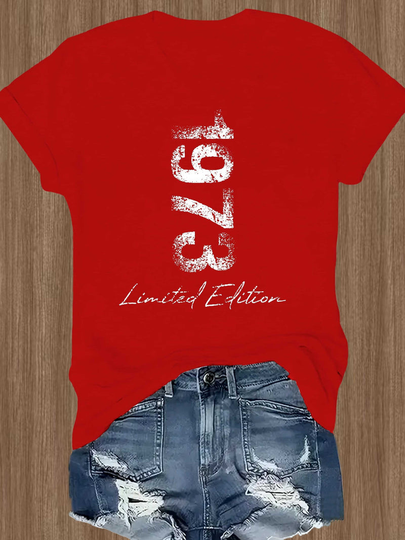 Women's T-Shirt Made of with Short Sleeves.