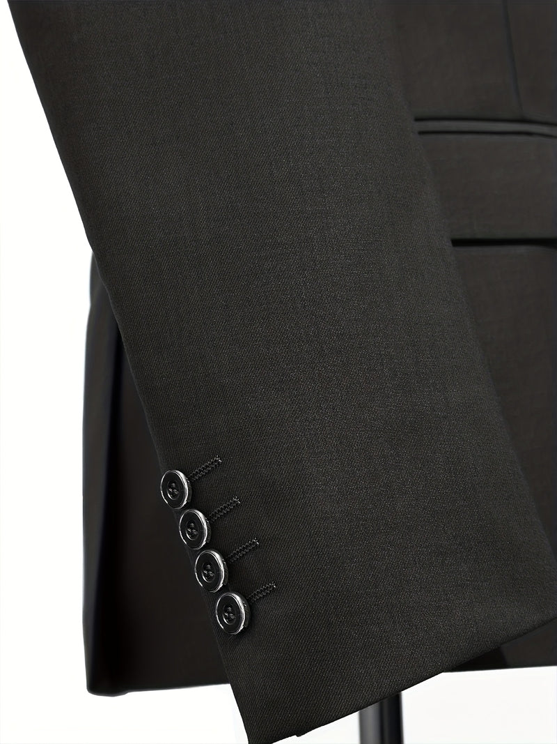 Men'S Premium Two-Piece Suit, Plus-Size Suit Set with Pants.