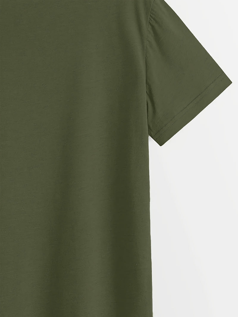 Women's Casual Graphic Print T-Shirt and Shorts.