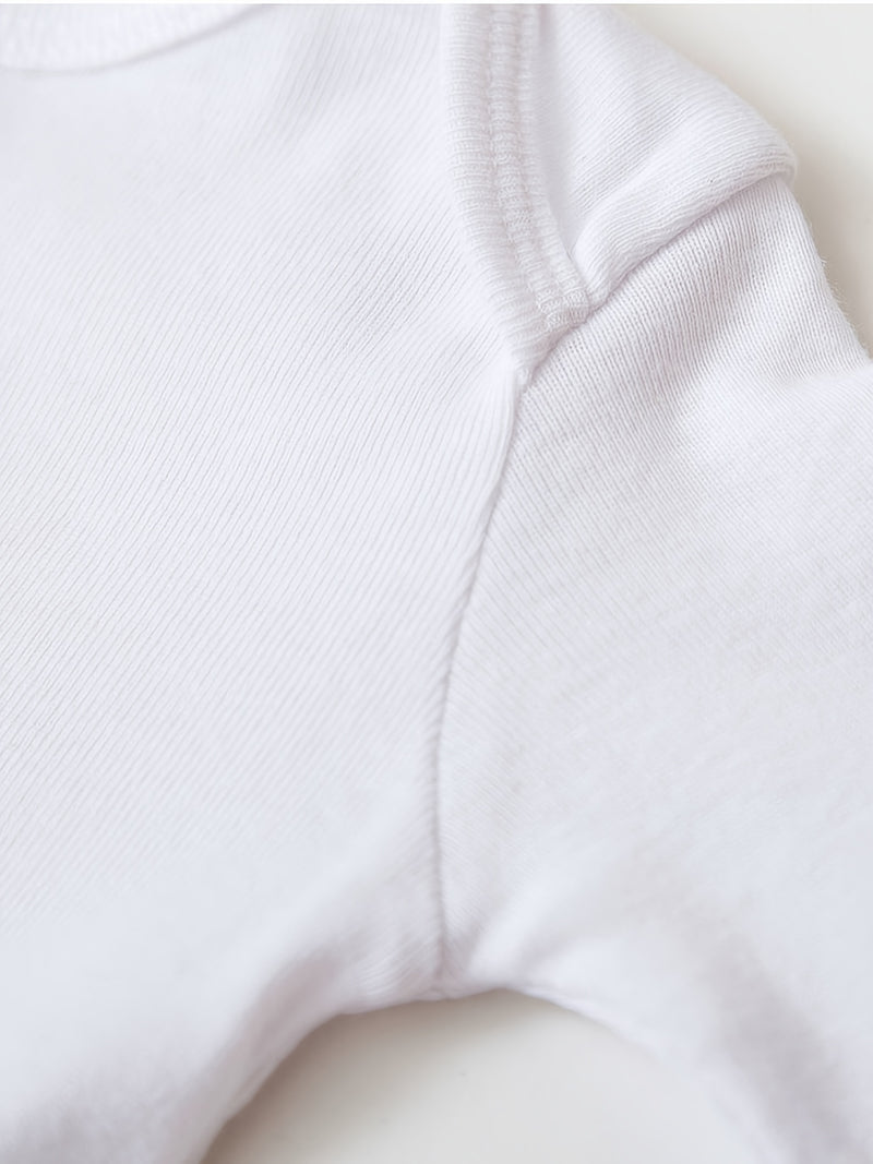 Newborn Baby Romper Short Sleeve Funny Cute Print.