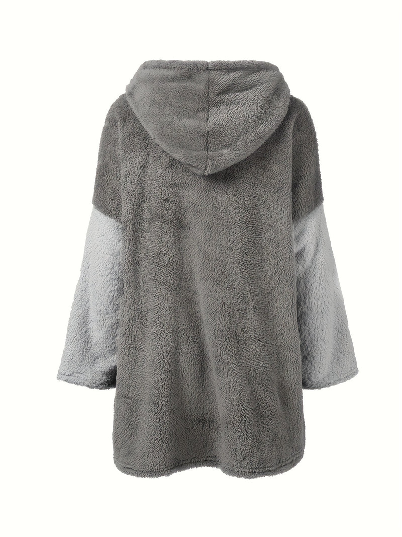 Women's Autumn and Winter Warm Long Sleeve Hoodie.