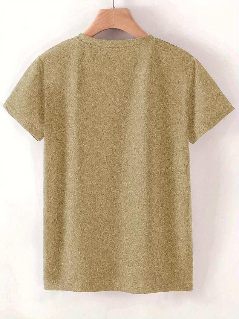Women's Casual Short Sleeve T-Shirt.