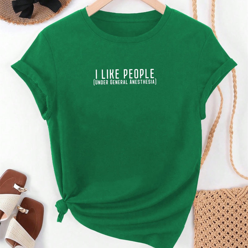 Women's Summer Casual Short-Sleeve T-Shirt.
