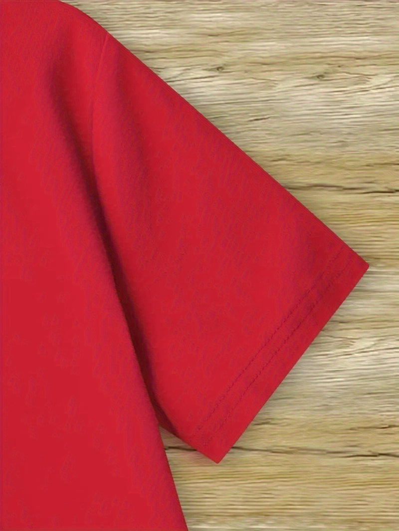 Cartoon Bicycle Print T-Shirt for Boys And Girls.