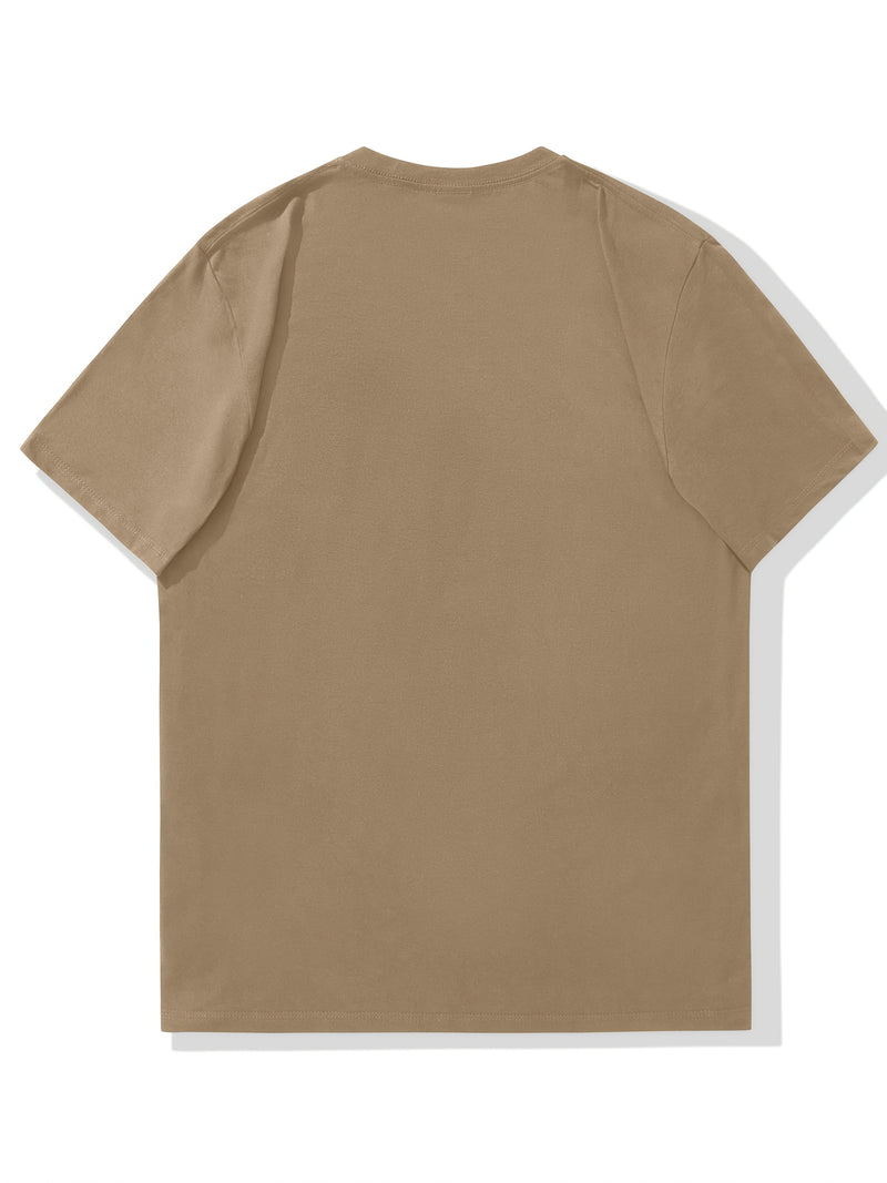 Men'S Creative Beer Illustration Casual Streetwear T-Shirt.