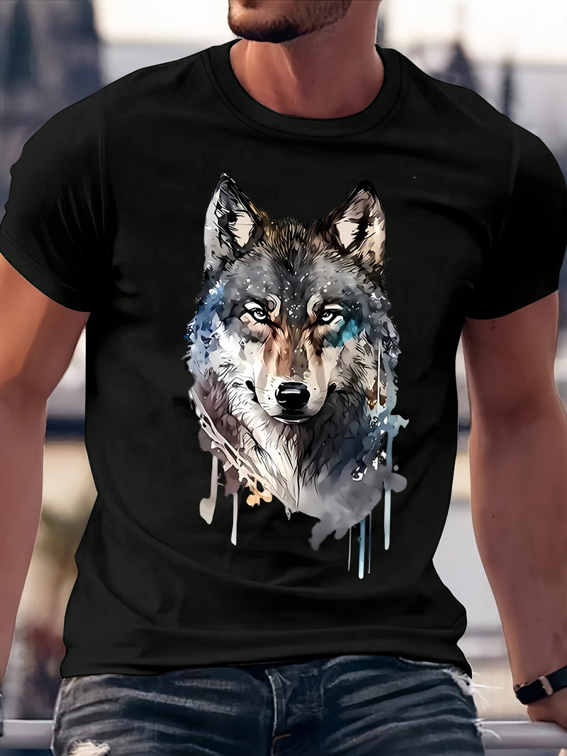Men's Casual Trendy Street Sports Short-Sleeve T-Shirt, New Summer Style.