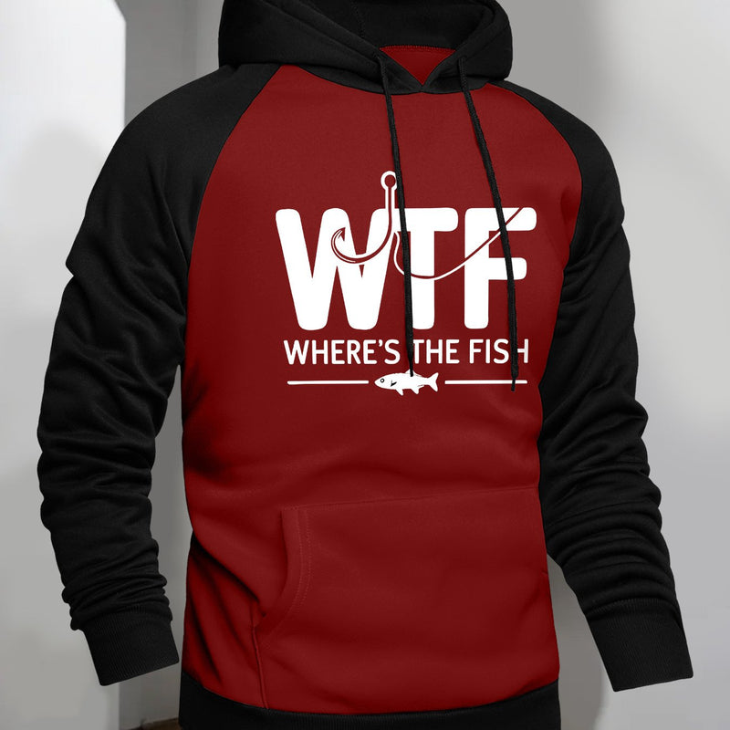 Men's Casual Hooded Sweatshirt.