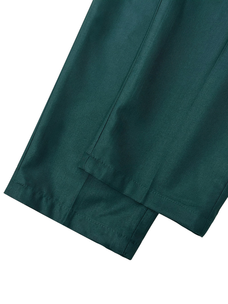 3pcs Men's Classic Solid Color Suit Set.