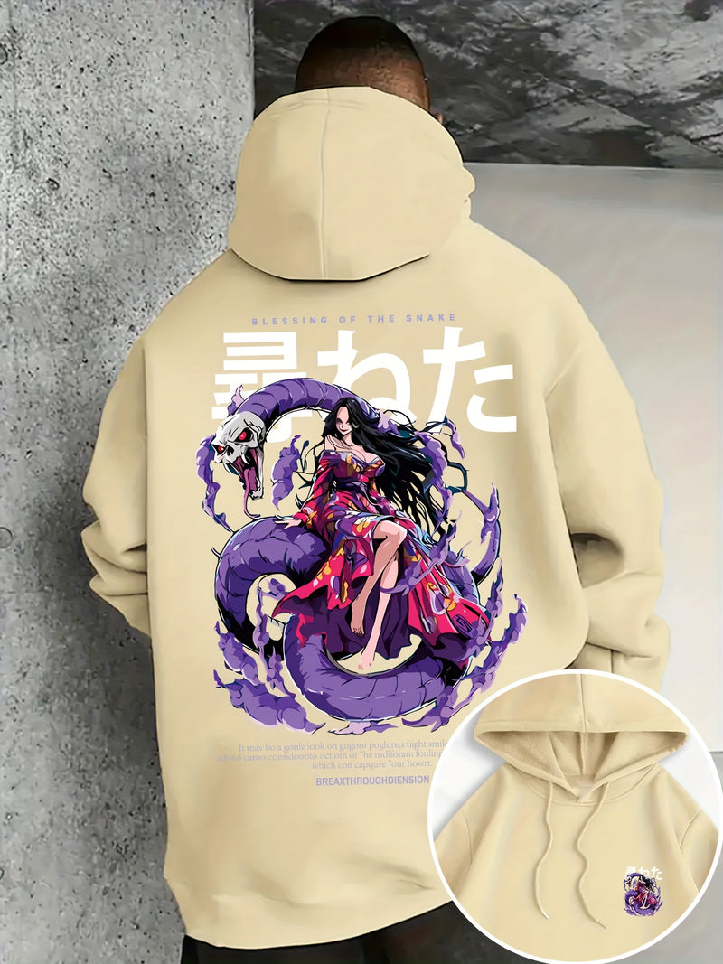 Men's Fashion Printed Hoodie Sweatshirt.