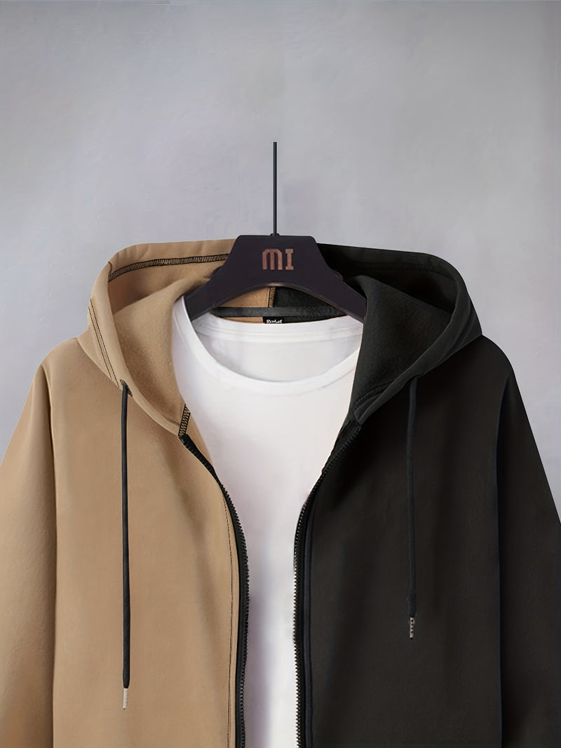 Men's Jacket for Spring And Autumn, Trendy Casual Hooded.