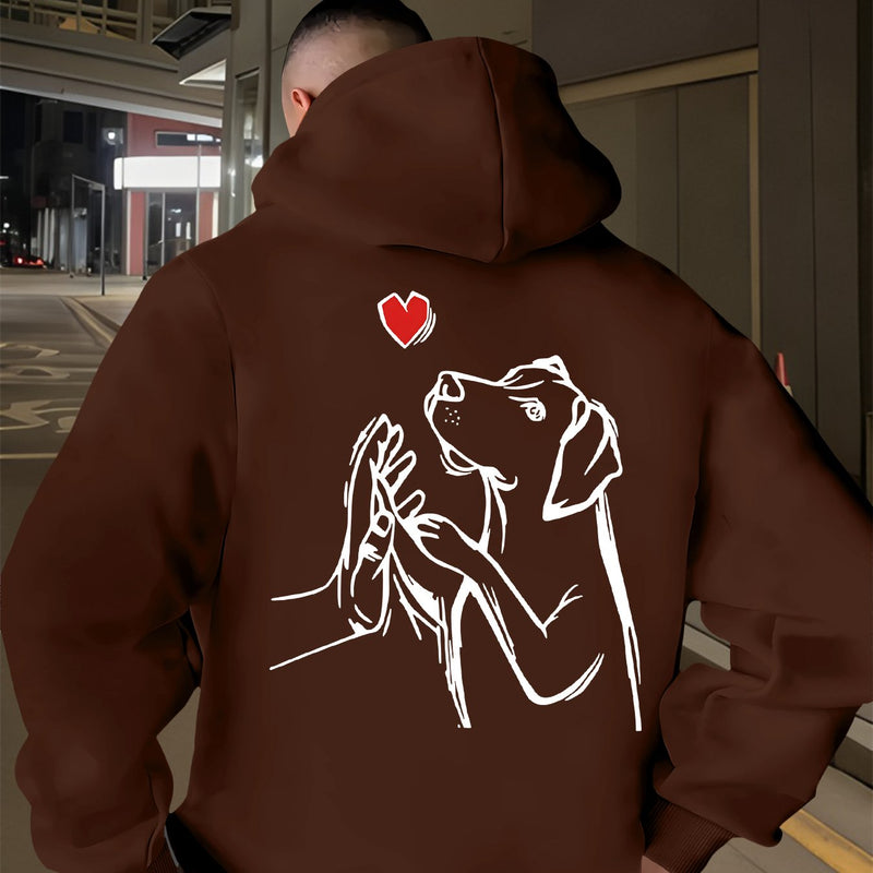 Men's Fashion Pullover Hooded Sweatshirt.