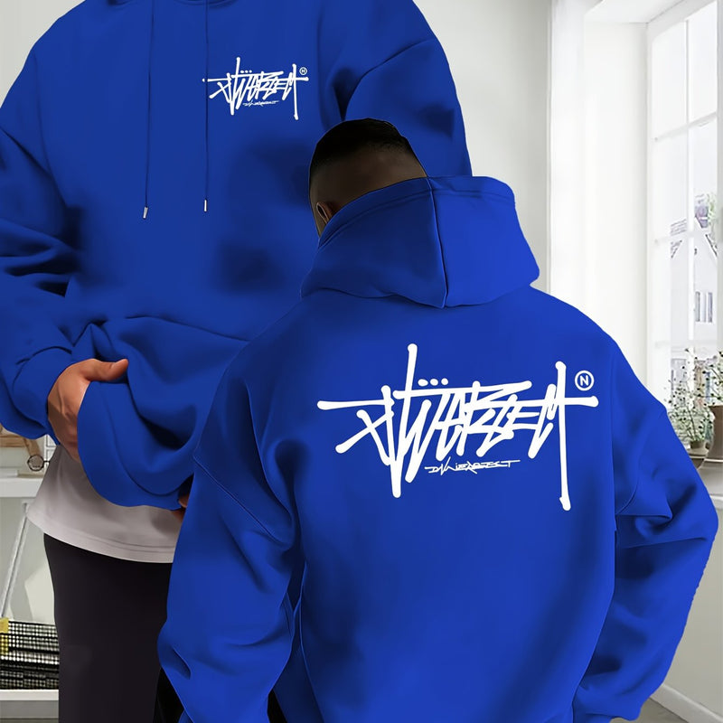 Men's Trendy Autumn-Winter Hooded Sweatshirt.