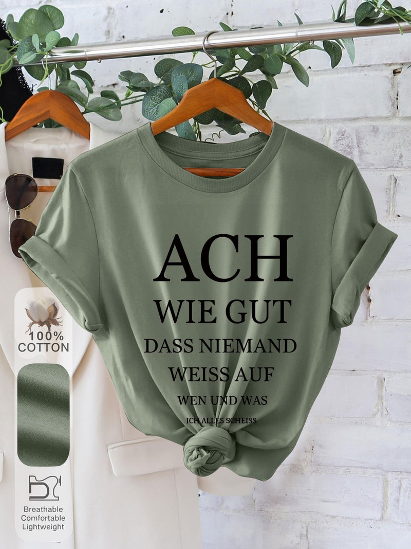 Women’s Graphic Print T-Shirt,Short Sleeve Crew Neck Casual.