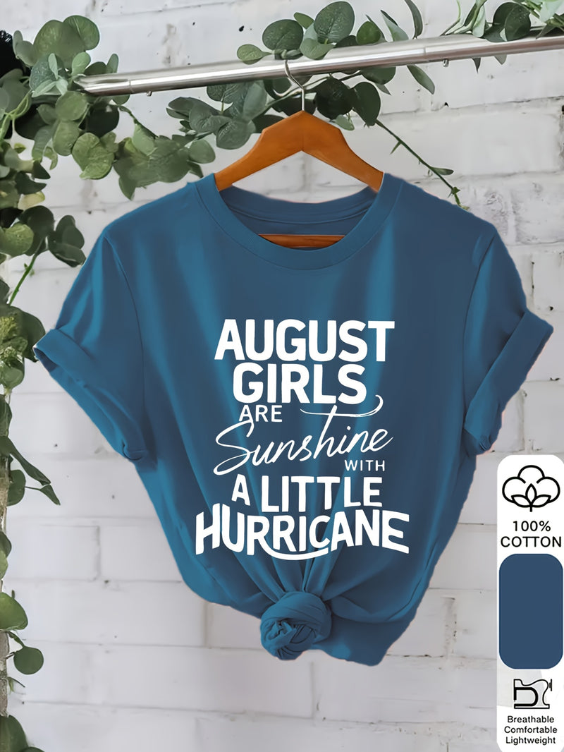 Women's Turquoise T-Shirt.