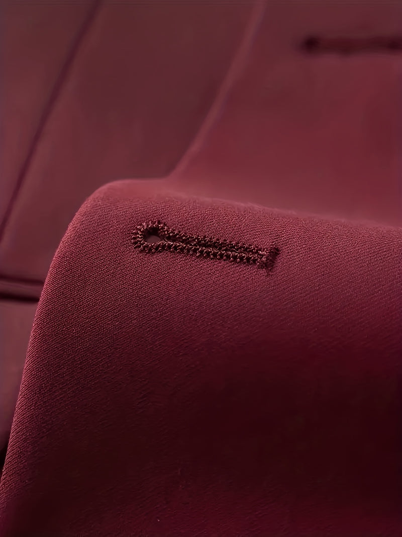 Men's 2pcs Suit, Consisting of a Vest And Dress Pants.