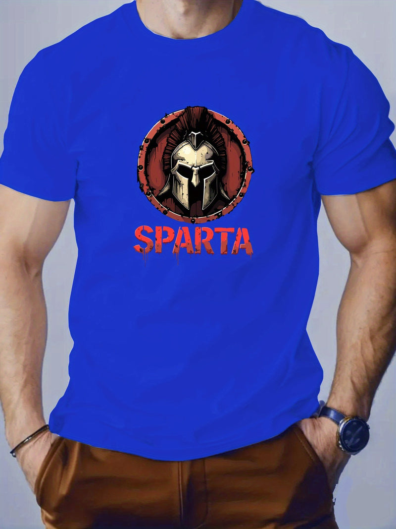 Men's Casual Crew Neck Short Sleeve T-Shirt.