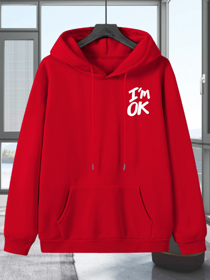 Men's Hooded Sweatshirt.