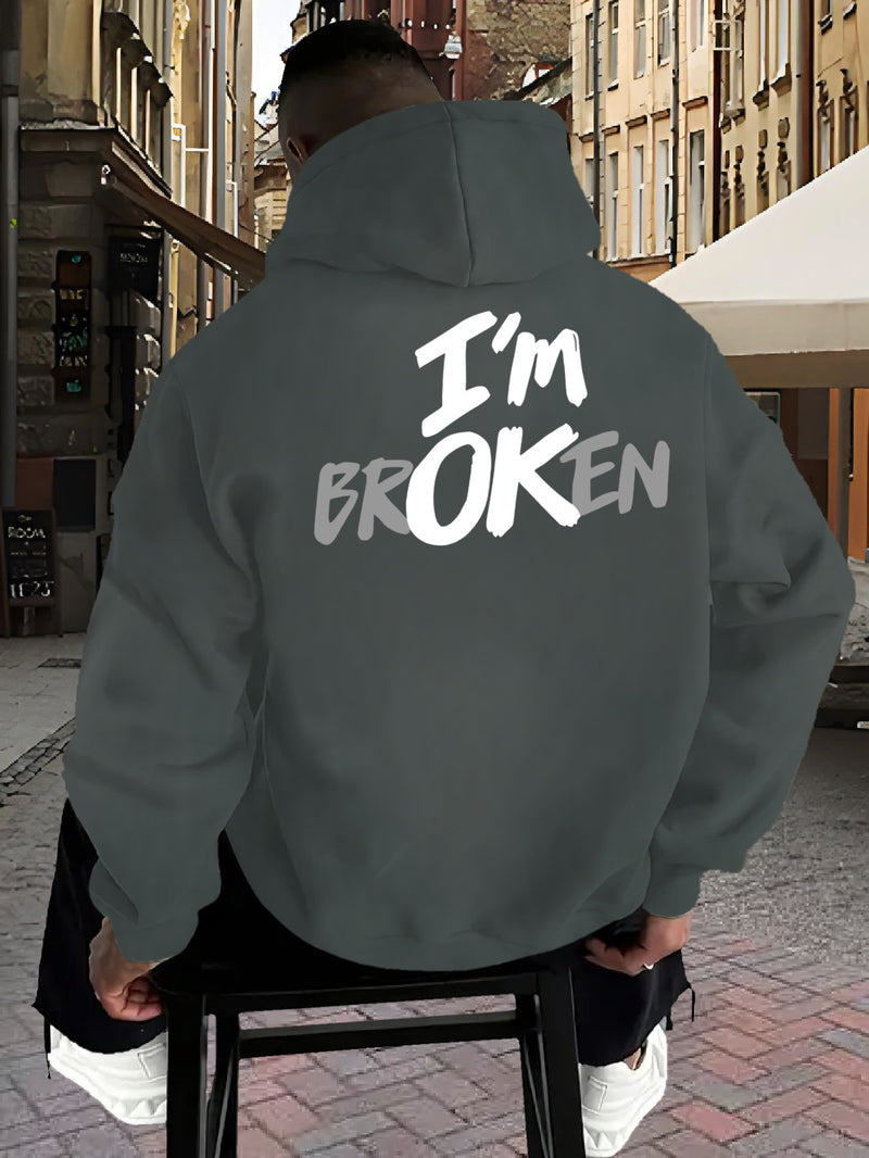 Men's Hooded Sweatshirt.