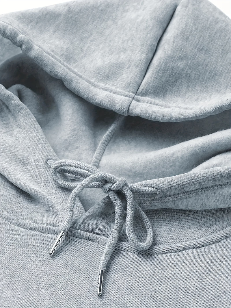 Women's Autumn And Winter Hoodie with a Stylish Kangaroo Pocket.