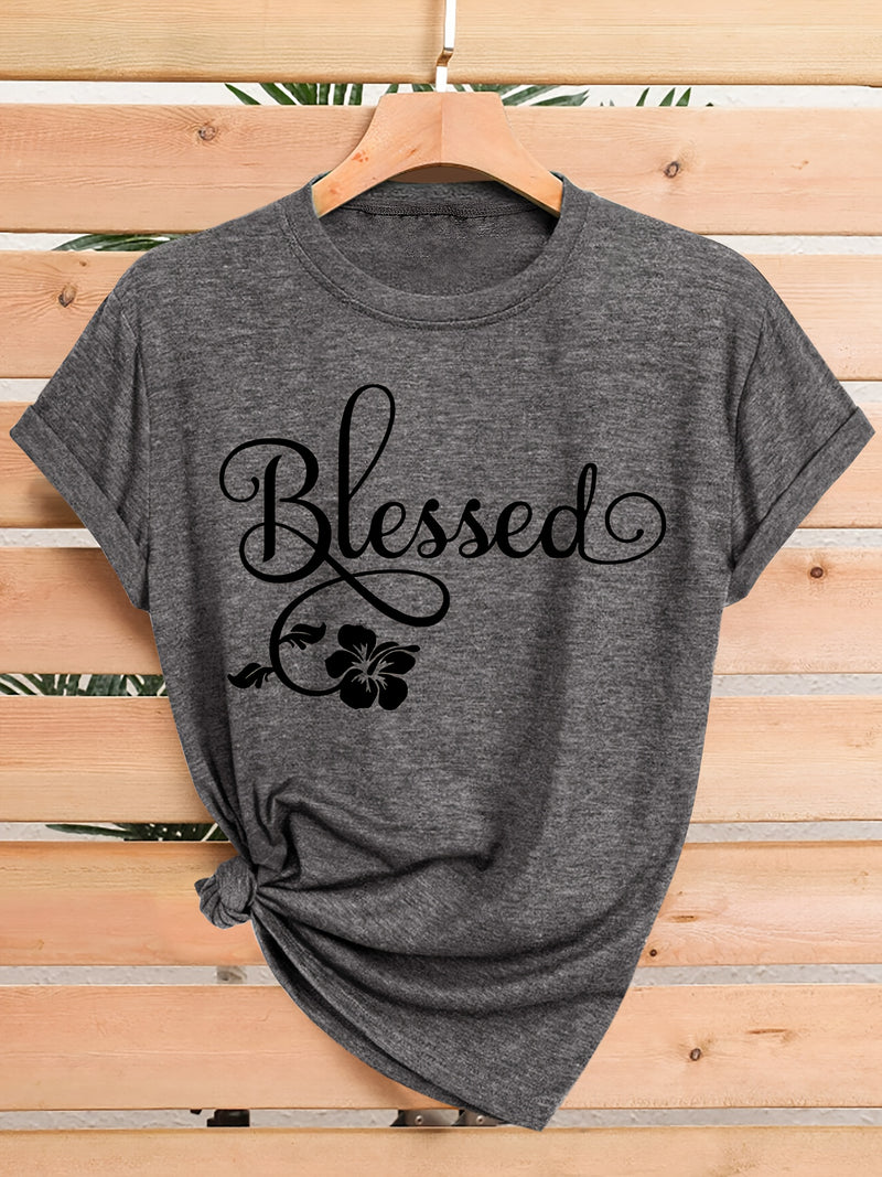 Women's Casual Short Sleeve T-Shirt.