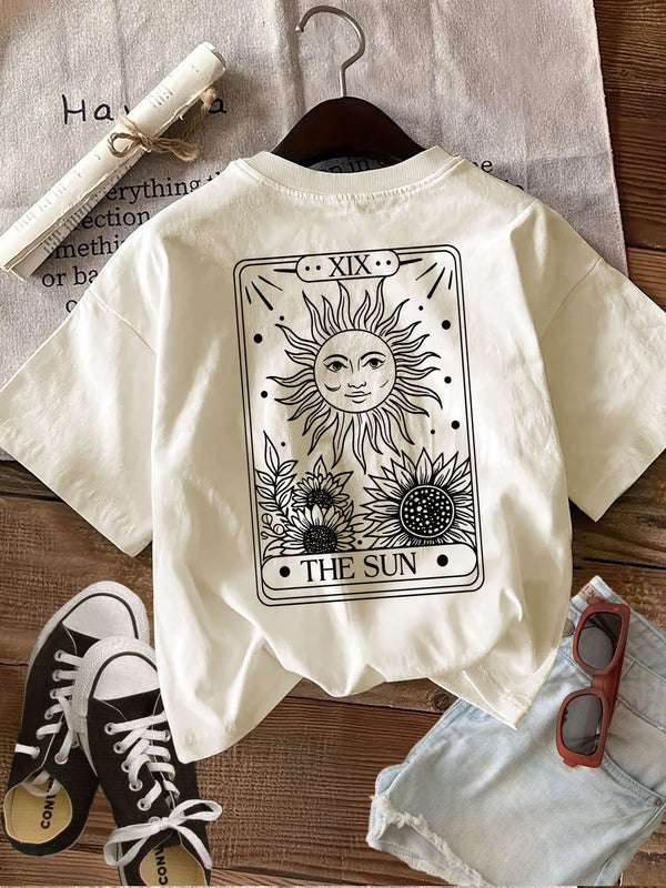 Women's Casual Top Hand-Painted Style.