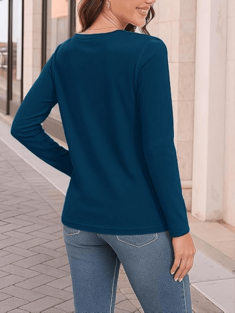 Women's T-Shirt, New Autumn/Winter Style Long Sleeve.