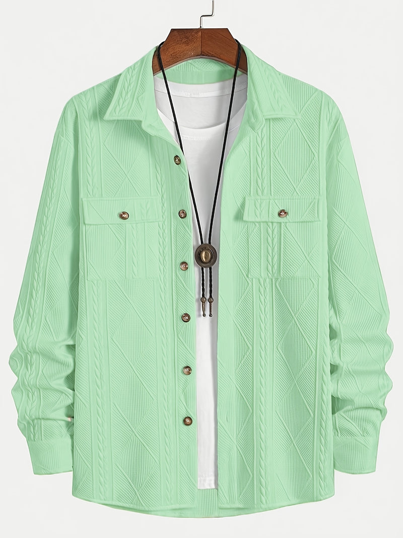 Men's Casual Sports Outfit with Long Sleeves And Long Pants.