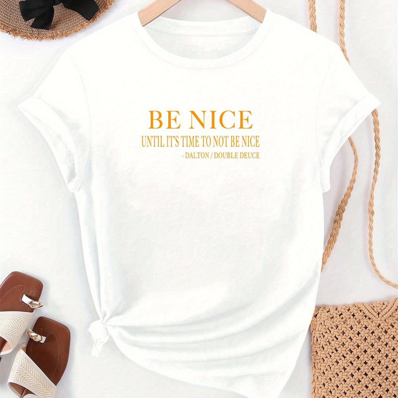 Women’s Graphic Summer Casual Short-Sleeve T-Shirt.