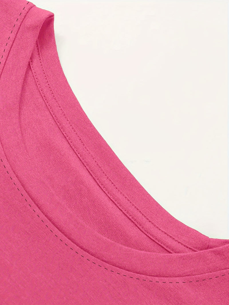 Women's Casual Graphic Print T-Shirt and Shorts.