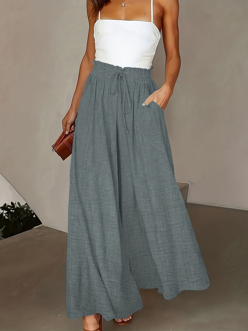 Spring And Autumn Women's Loose Long Pants.