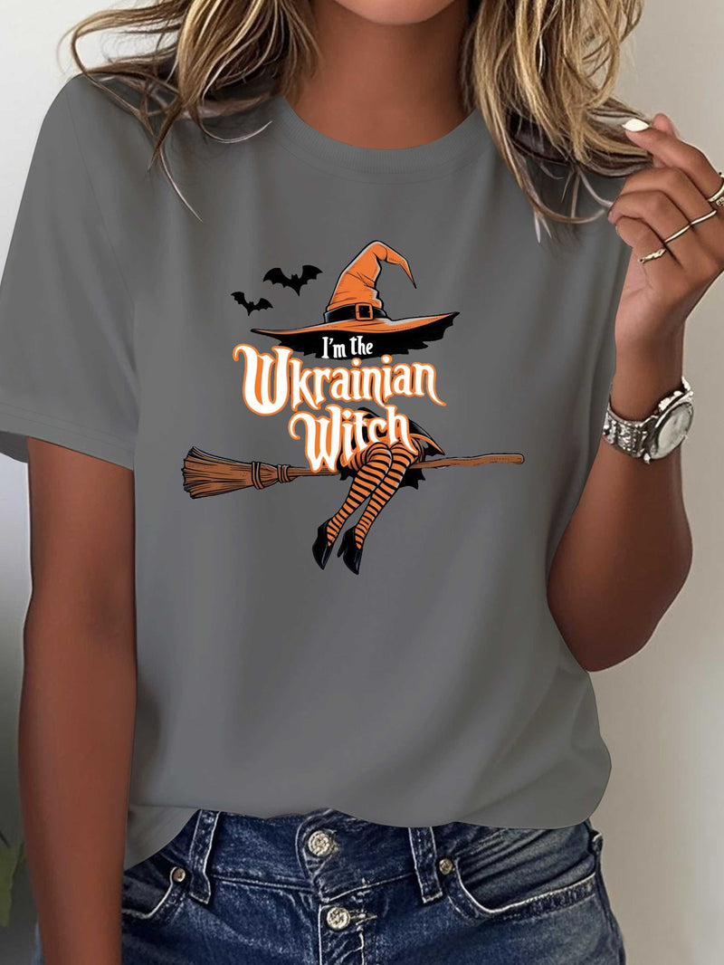 Women's Ukrainian Witch T-Shirt.