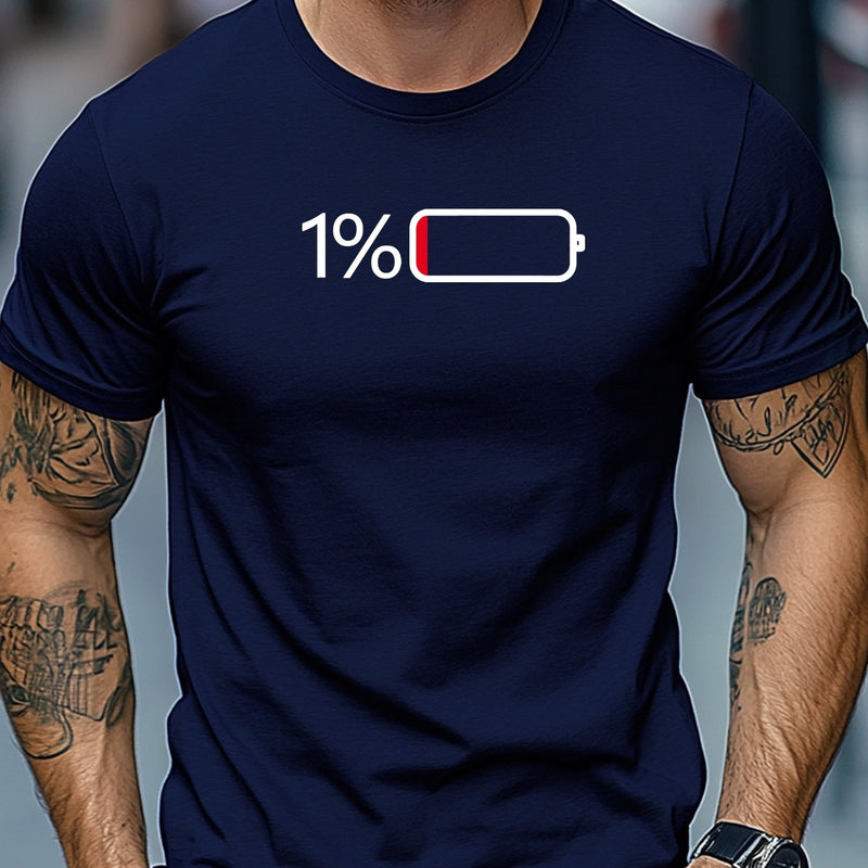 Men's Casual Summer Crew Neck Tee.