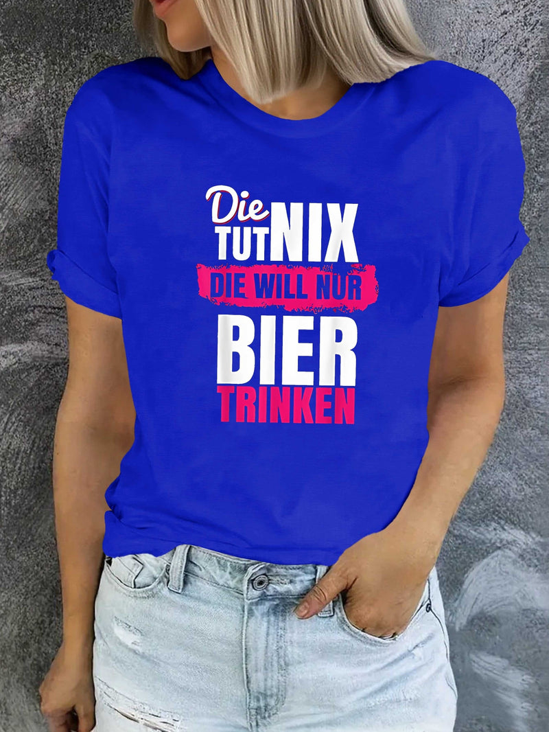 Women's Funny German Quote T-Shirt.