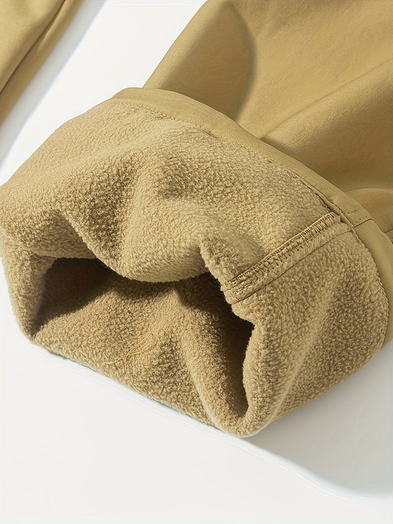 Outdoor Two-Piece Set,Lined Trendy Windproof Warm Motorcycle Hooded.